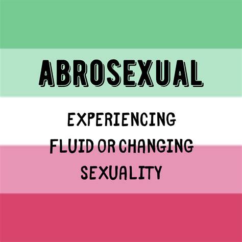 what does abrosexual mean  In simple terms, abrosexuality means that one’s gender identity can vary from days to weeks